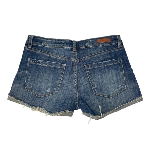 Blank NYC Distressed Denim Shorts Women’s SIZE 27 - Picture 2 of 7